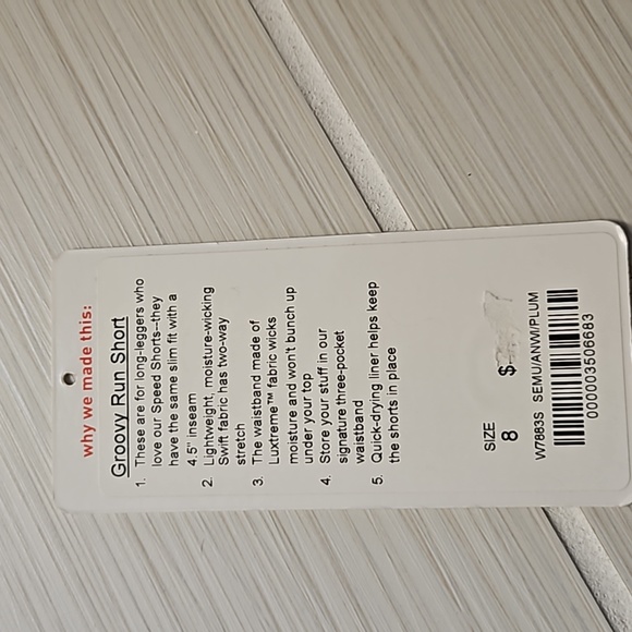 Lululemon Groovy Run Short 8 - Picture 4 of 4